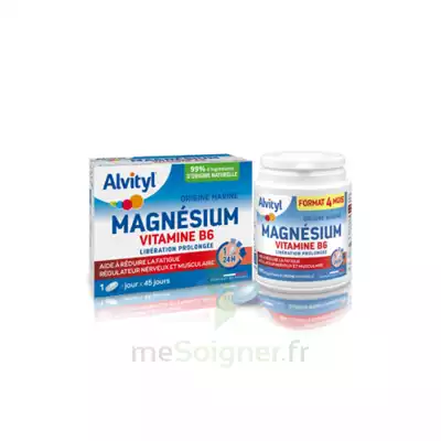 Alvityl Magnésium Vitamine B6 Libération Prolongée Comprimés Lp B/45 à Soisy-sous-Montmorency